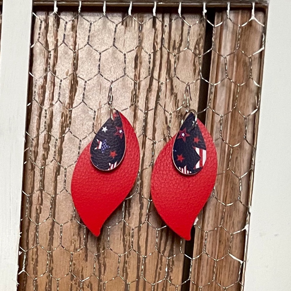 Fourth of July earrings
